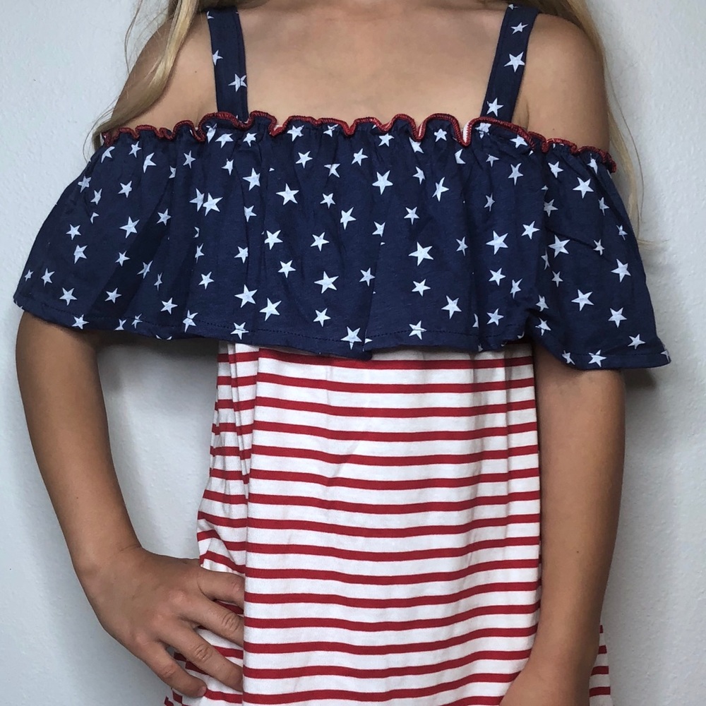 NWT Patriotic Stars Stripes Tank Top 4th July
